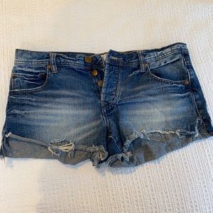 Free People Jean shorts